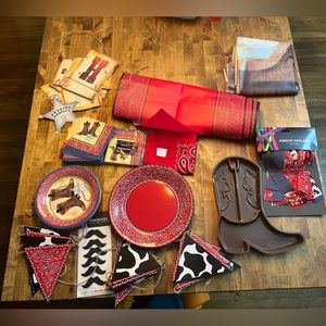 Western birthday decorations